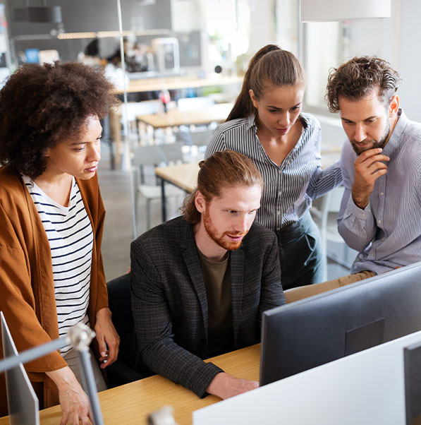 OptimIT Service Team working on Network Support